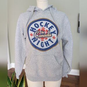 Women’s Grey Hoodie Hockey Night in Canada Size Large